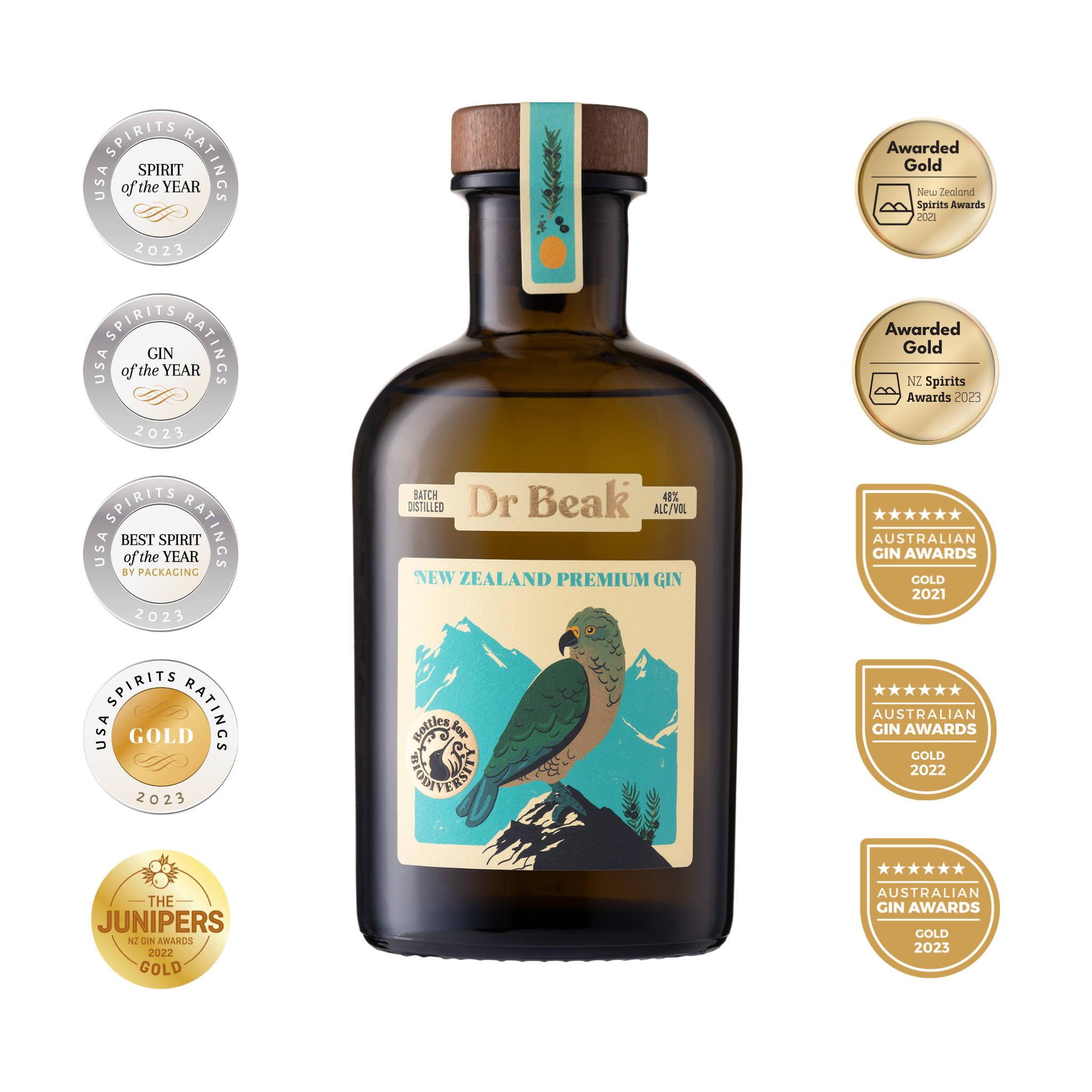 Dr Beak New Zealand Premium Gin Dr Beak New Zealand Premium Gin